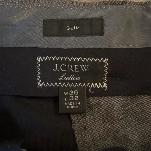 J. Crew Men's Grey Unstructured Ludlow Suit - 42R - Picture 7 of 10